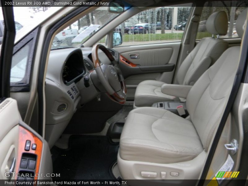 Burnished Gold Metallic / Ivory 2002 Lexus RX 300 AWD