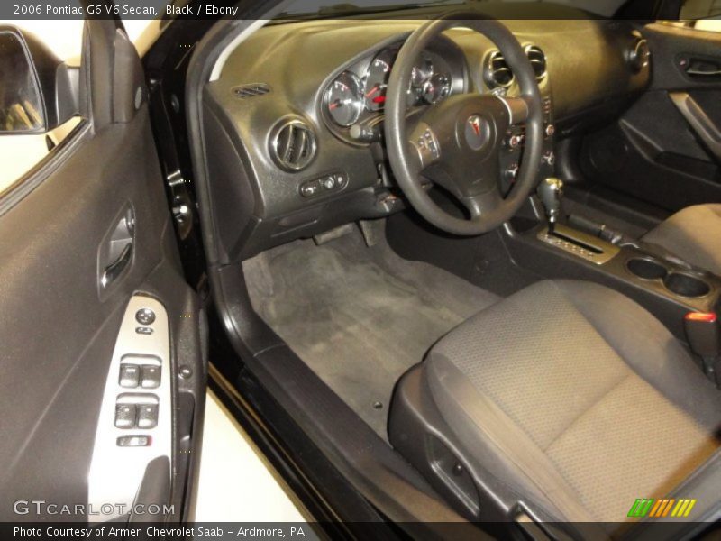 Black / Ebony 2006 Pontiac G6 V6 Sedan
