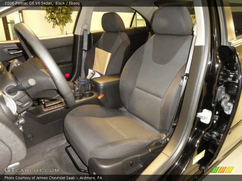 Black / Ebony 2006 Pontiac G6 V6 Sedan