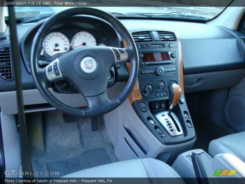 Polar White / Gray 2006 Saturn VUE V6 AWD