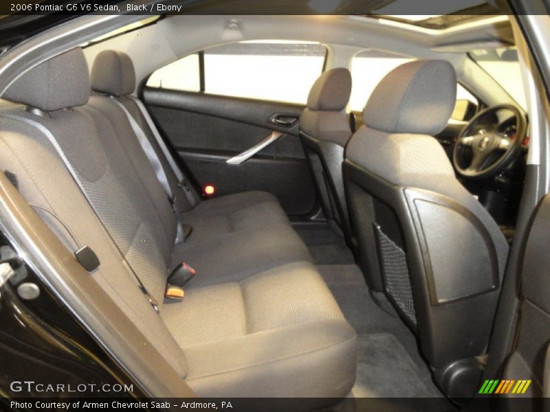 Black / Ebony 2006 Pontiac G6 V6 Sedan