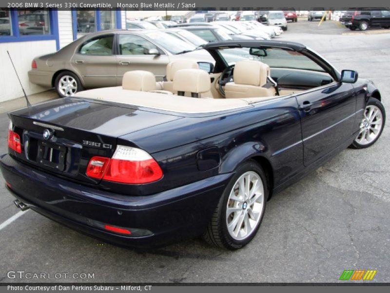 Monaco Blue Metallic / Sand 2006 BMW 3 Series 330i Convertible