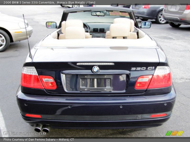 Monaco Blue Metallic / Sand 2006 BMW 3 Series 330i Convertible
