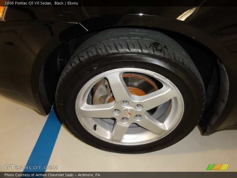 Black / Ebony 2006 Pontiac G6 V6 Sedan