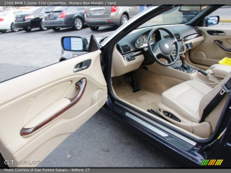 Monaco Blue Metallic / Sand 2006 BMW 3 Series 330i Convertible