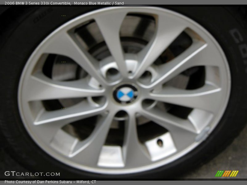Monaco Blue Metallic / Sand 2006 BMW 3 Series 330i Convertible