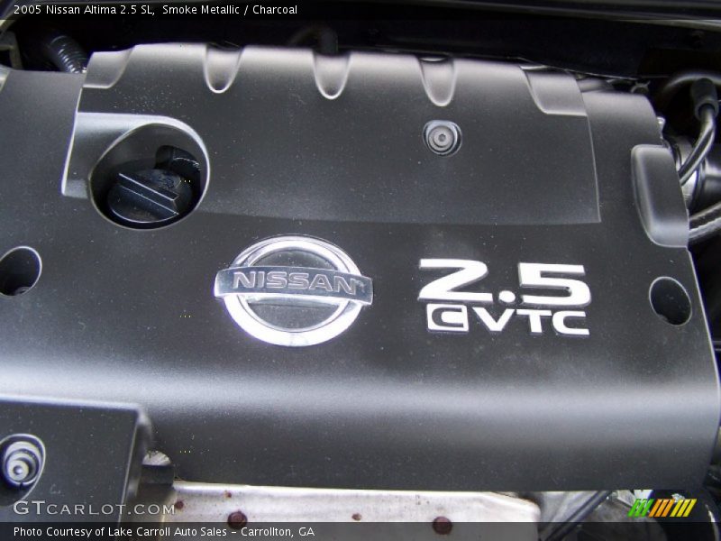 Smoke Metallic / Charcoal 2005 Nissan Altima 2.5 SL