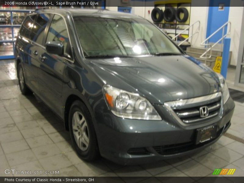 Sage Brush Pearl / Olive 2006 Honda Odyssey EX-L