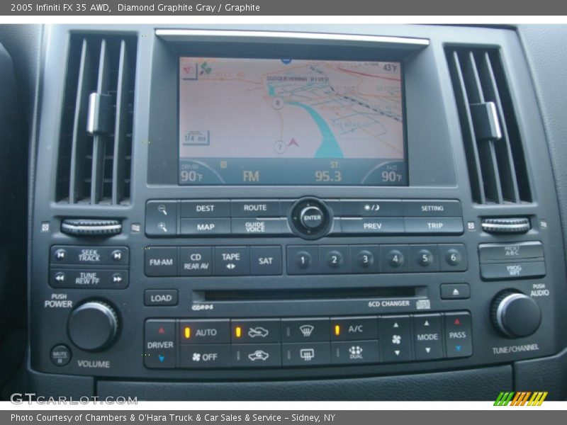 Diamond Graphite Gray / Graphite 2005 Infiniti FX 35 AWD