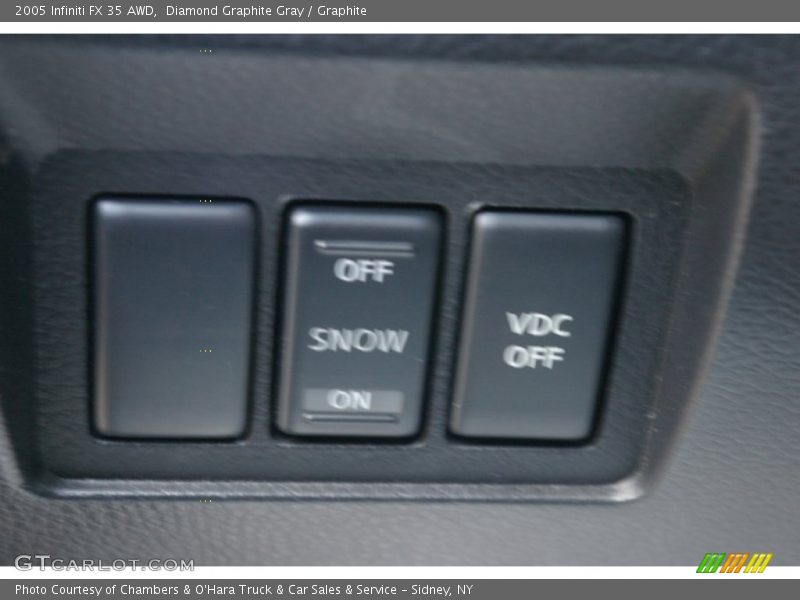 Diamond Graphite Gray / Graphite 2005 Infiniti FX 35 AWD