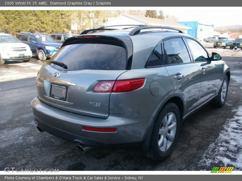 Diamond Graphite Gray / Graphite 2005 Infiniti FX 35 AWD