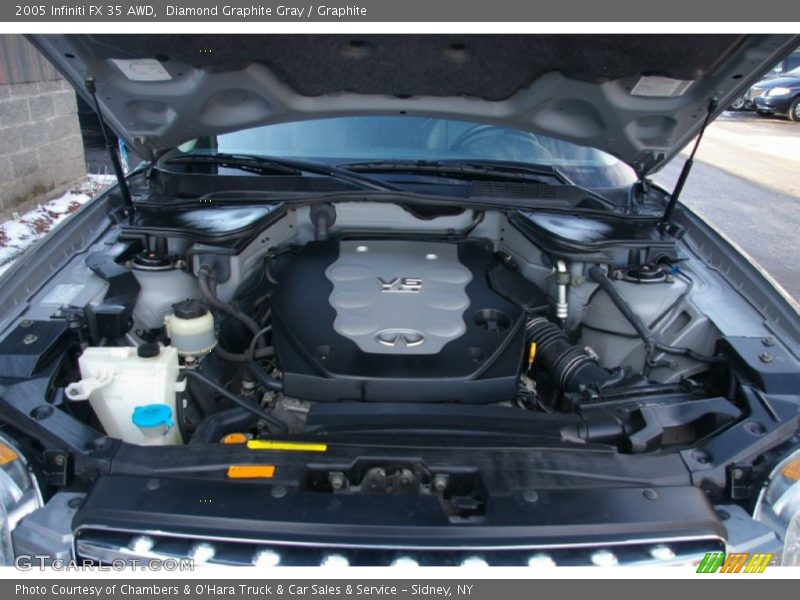 Diamond Graphite Gray / Graphite 2005 Infiniti FX 35 AWD