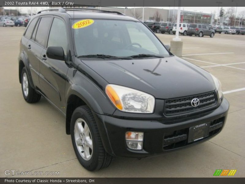 Black / Gray 2002 Toyota RAV4 4WD