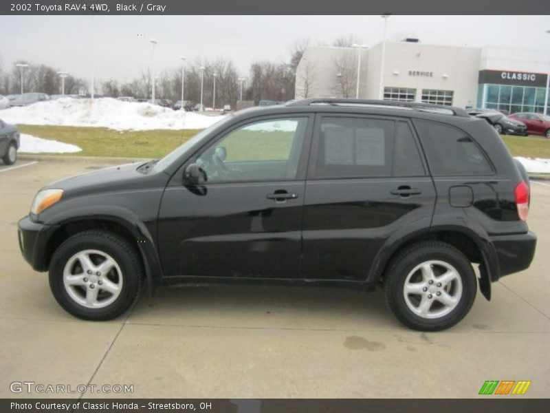 Black / Gray 2002 Toyota RAV4 4WD
