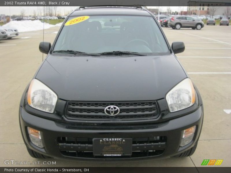 Black / Gray 2002 Toyota RAV4 4WD