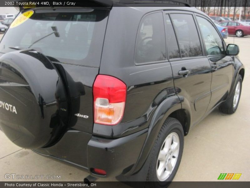 Black / Gray 2002 Toyota RAV4 4WD