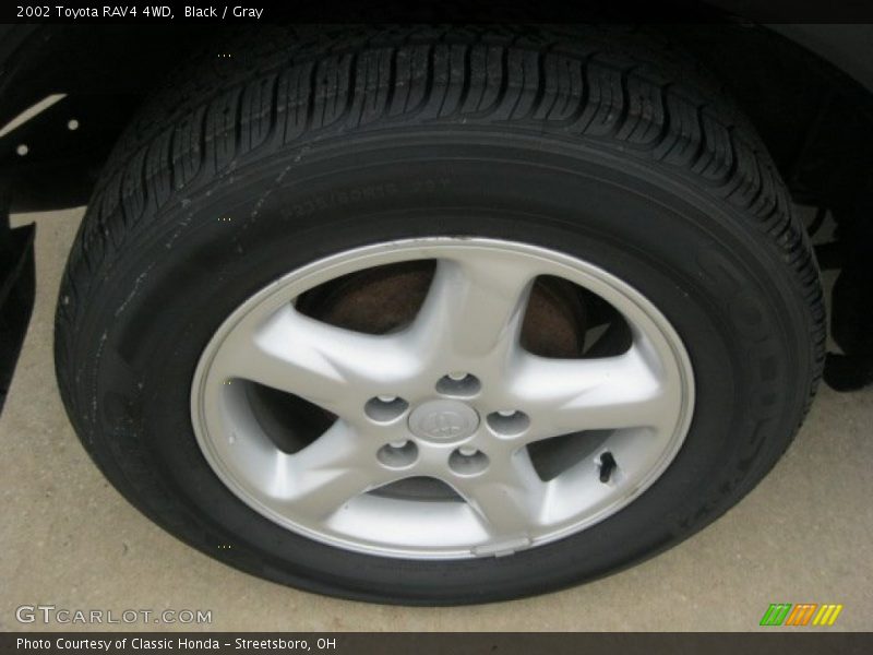 Black / Gray 2002 Toyota RAV4 4WD