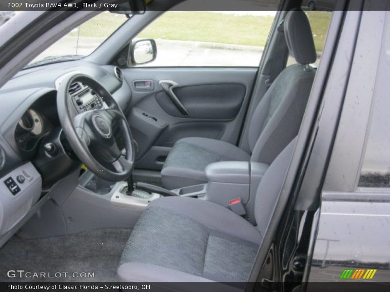 Black / Gray 2002 Toyota RAV4 4WD