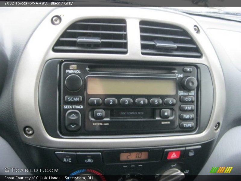 Black / Gray 2002 Toyota RAV4 4WD