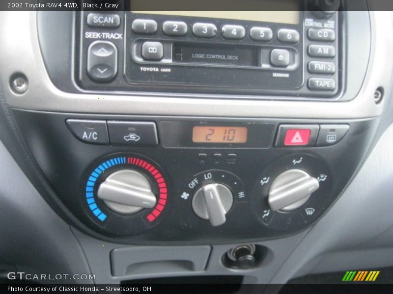 Black / Gray 2002 Toyota RAV4 4WD