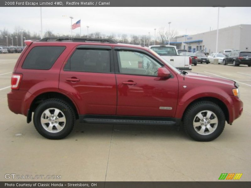 Redfire Metallic / Camel 2008 Ford Escape Limited 4WD