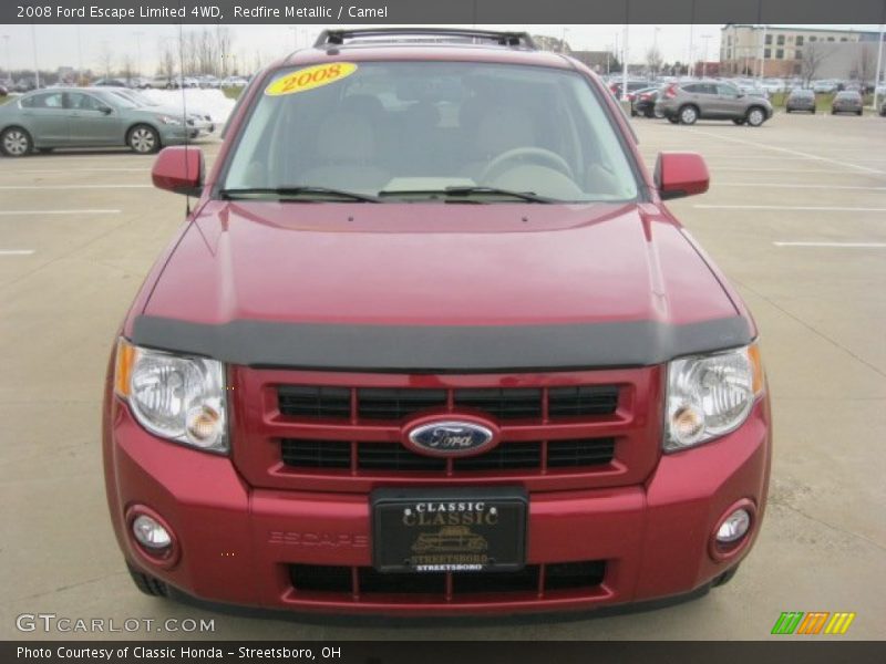 Redfire Metallic / Camel 2008 Ford Escape Limited 4WD