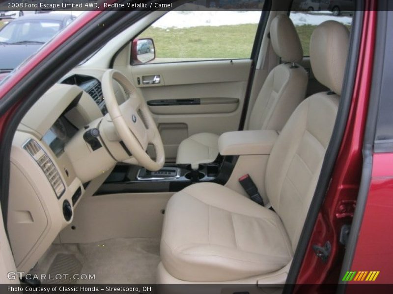 Redfire Metallic / Camel 2008 Ford Escape Limited 4WD