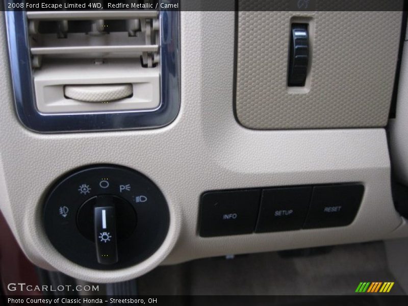 Redfire Metallic / Camel 2008 Ford Escape Limited 4WD