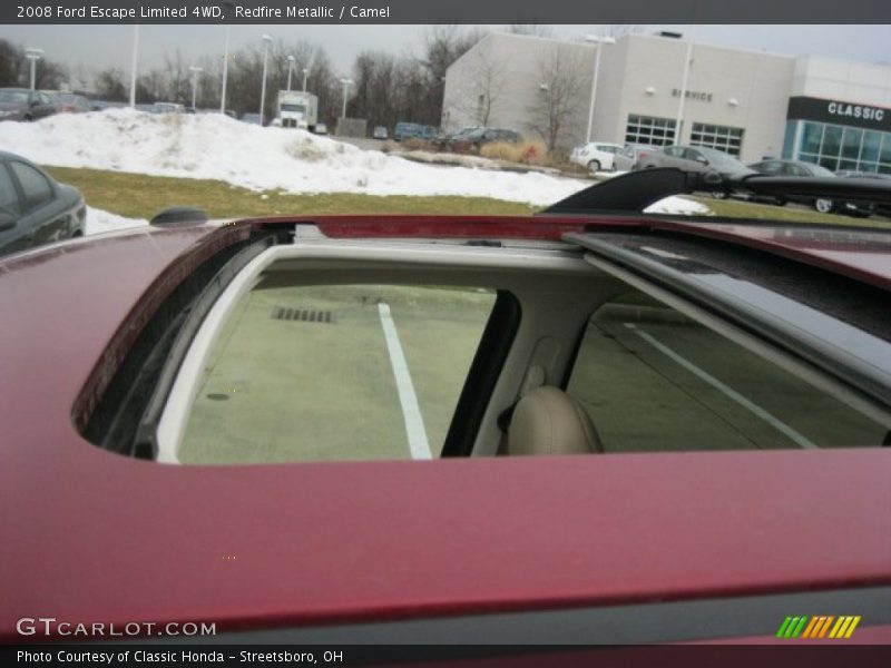 Redfire Metallic / Camel 2008 Ford Escape Limited 4WD