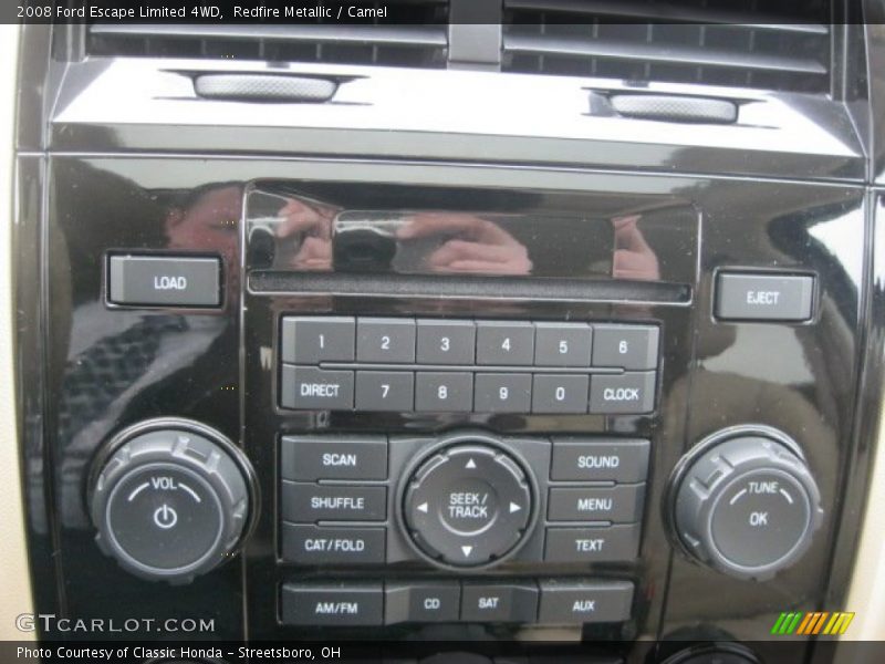 Redfire Metallic / Camel 2008 Ford Escape Limited 4WD