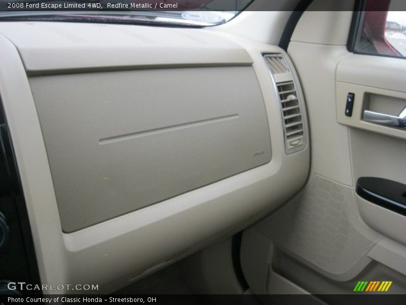 Redfire Metallic / Camel 2008 Ford Escape Limited 4WD