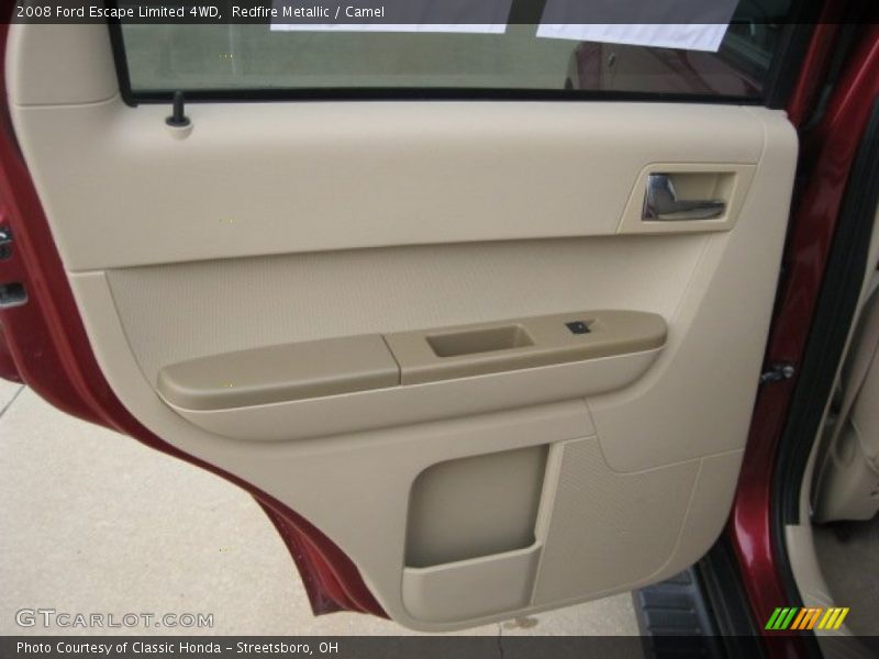 Redfire Metallic / Camel 2008 Ford Escape Limited 4WD