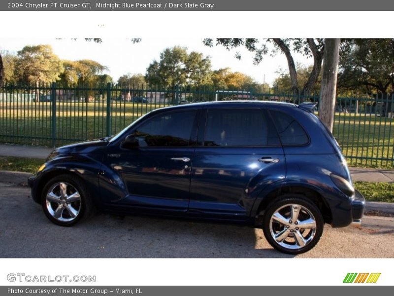 Midnight Blue Pearlcoat / Dark Slate Gray 2004 Chrysler PT Cruiser GT