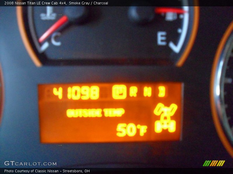 Smoke Gray / Charcoal 2008 Nissan Titan LE Crew Cab 4x4