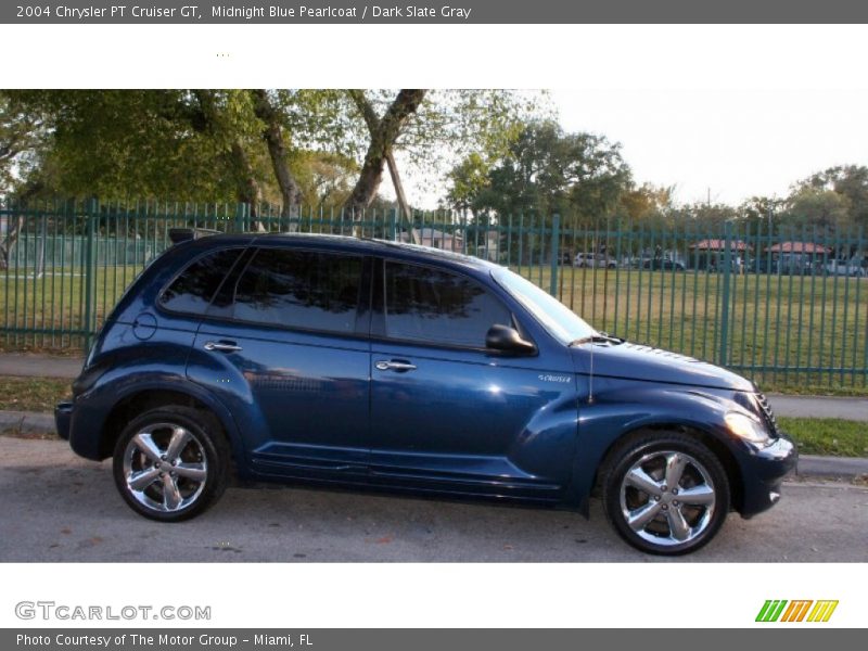 Midnight Blue Pearlcoat / Dark Slate Gray 2004 Chrysler PT Cruiser GT