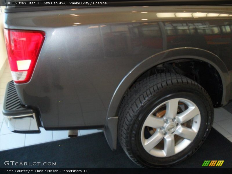 Smoke Gray / Charcoal 2008 Nissan Titan LE Crew Cab 4x4