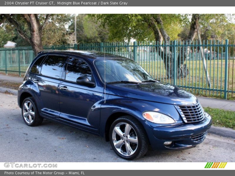 Midnight Blue Pearlcoat / Dark Slate Gray 2004 Chrysler PT Cruiser GT
