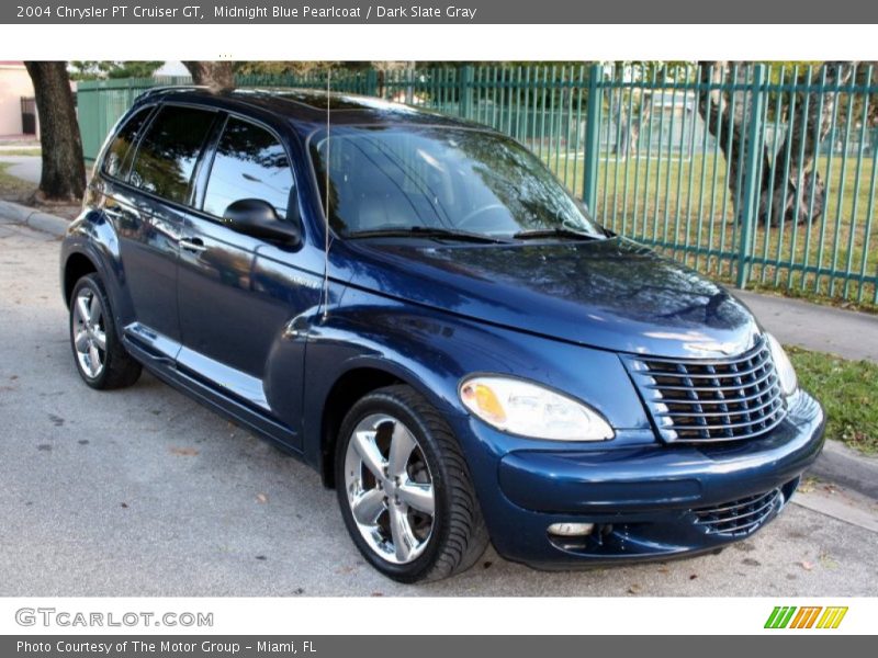 Midnight Blue Pearlcoat / Dark Slate Gray 2004 Chrysler PT Cruiser GT