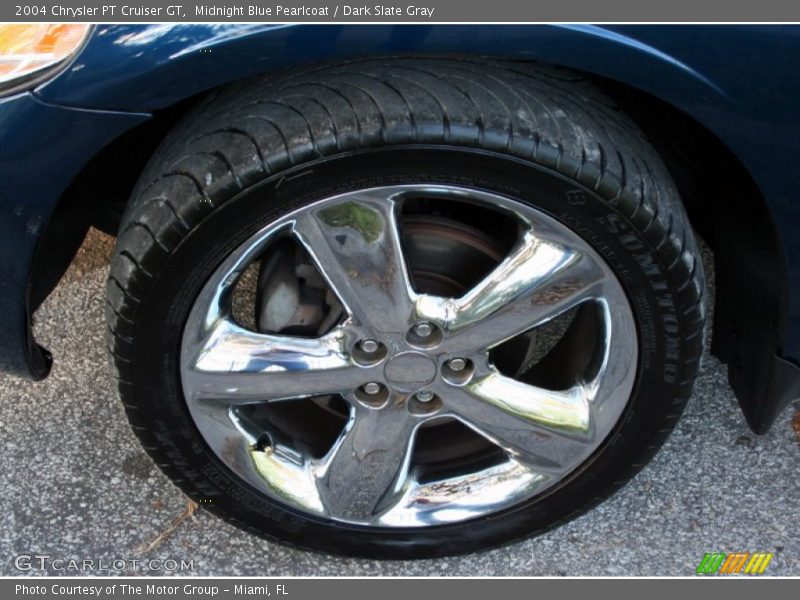Midnight Blue Pearlcoat / Dark Slate Gray 2004 Chrysler PT Cruiser GT