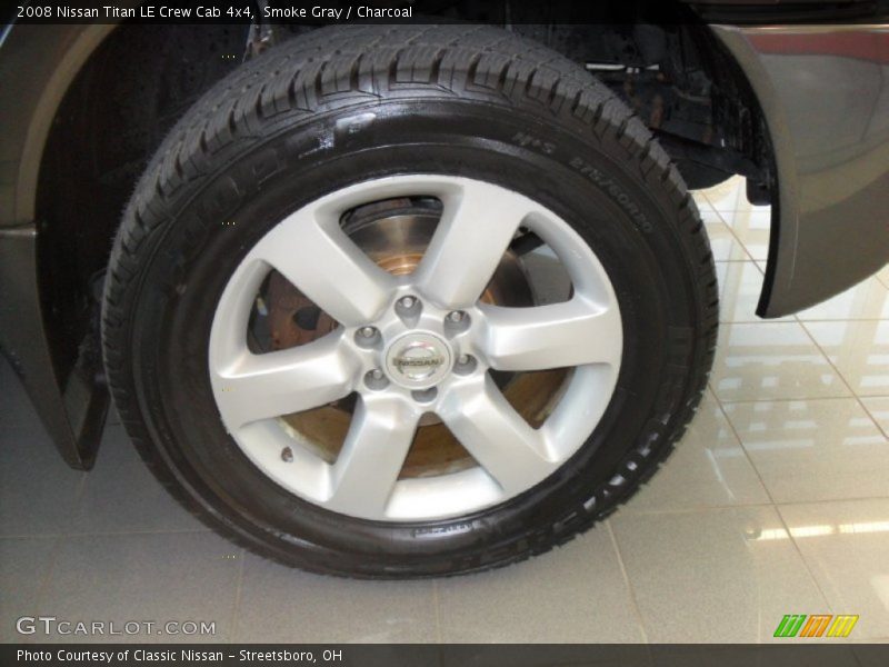 Smoke Gray / Charcoal 2008 Nissan Titan LE Crew Cab 4x4
