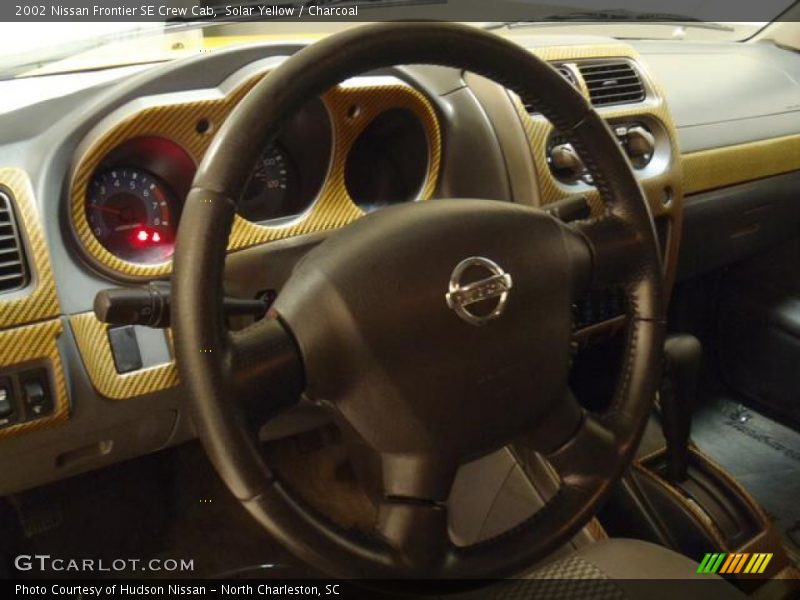 Solar Yellow / Charcoal 2002 Nissan Frontier SE Crew Cab