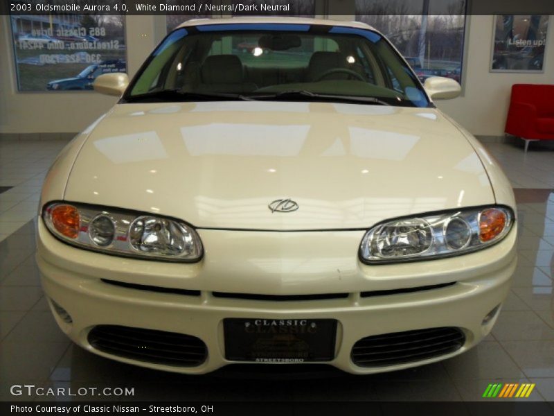 White Diamond / Neutral/Dark Neutral 2003 Oldsmobile Aurora 4.0