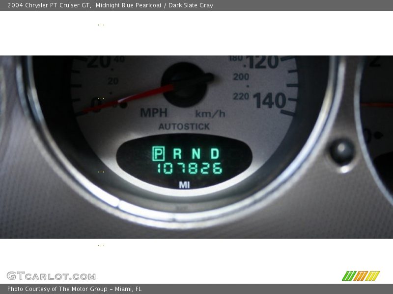 Midnight Blue Pearlcoat / Dark Slate Gray 2004 Chrysler PT Cruiser GT