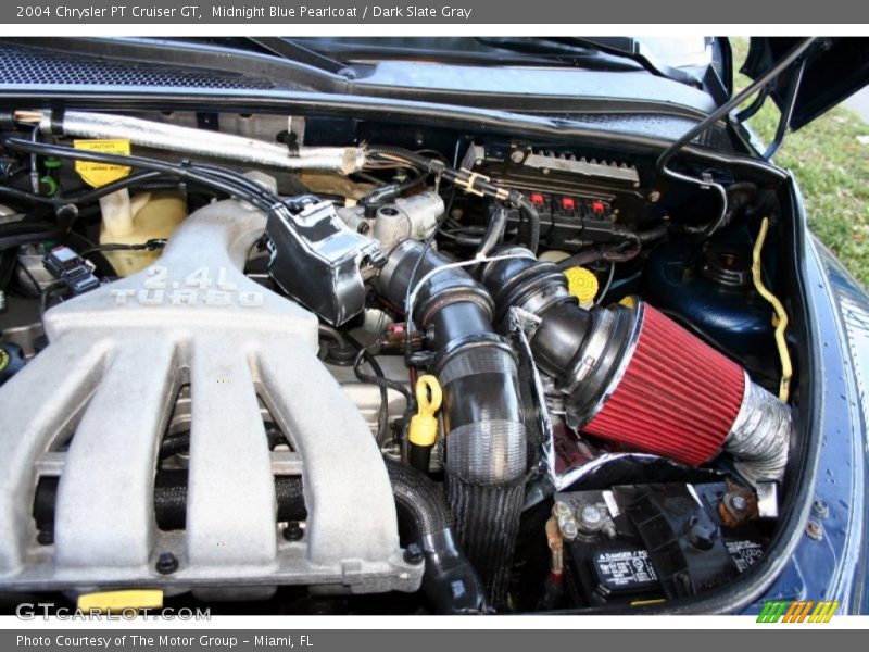 Midnight Blue Pearlcoat / Dark Slate Gray 2004 Chrysler PT Cruiser GT