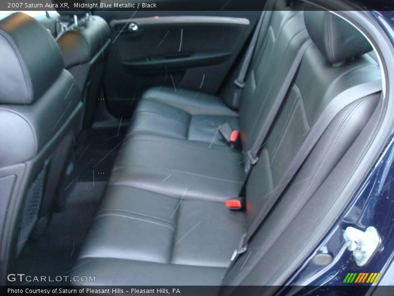 Midnight Blue Metallic / Black 2007 Saturn Aura XR