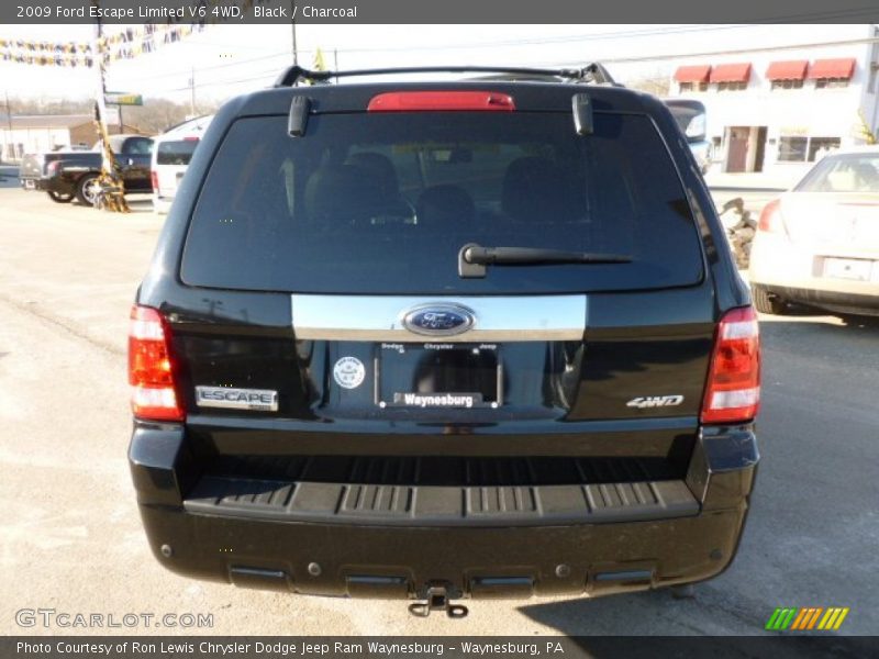 Black / Charcoal 2009 Ford Escape Limited V6 4WD