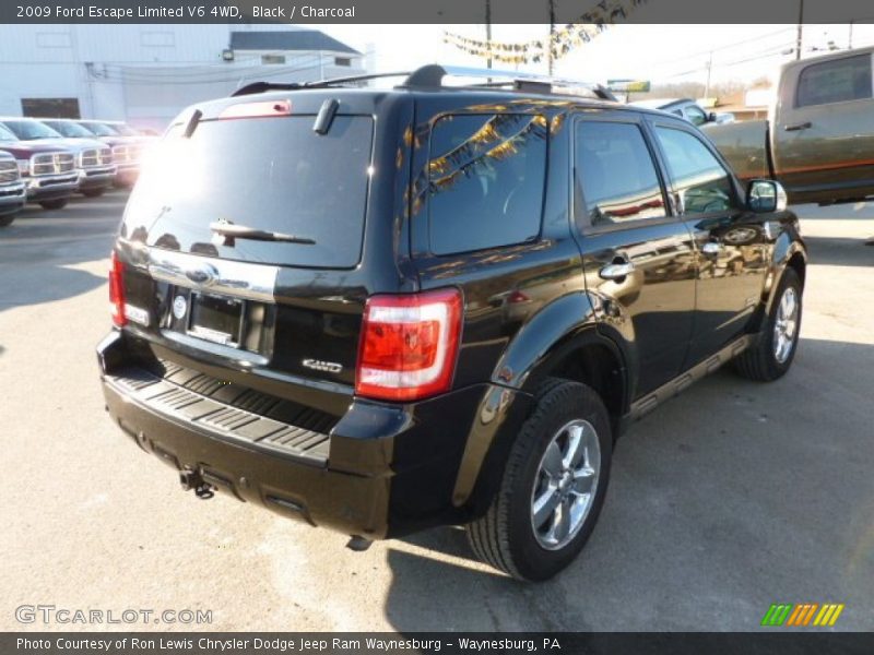 Black / Charcoal 2009 Ford Escape Limited V6 4WD