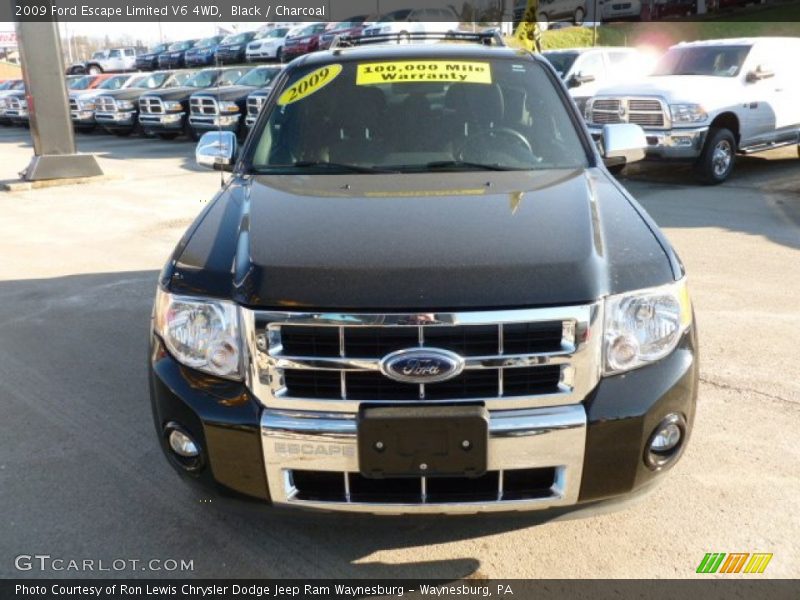 Black / Charcoal 2009 Ford Escape Limited V6 4WD