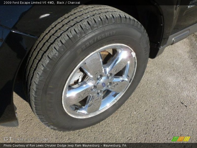 Black / Charcoal 2009 Ford Escape Limited V6 4WD