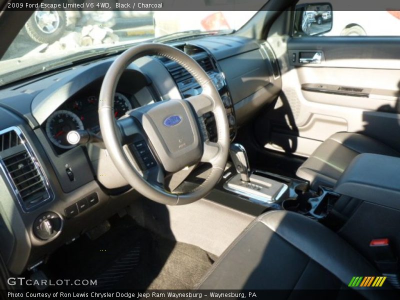 Black / Charcoal 2009 Ford Escape Limited V6 4WD